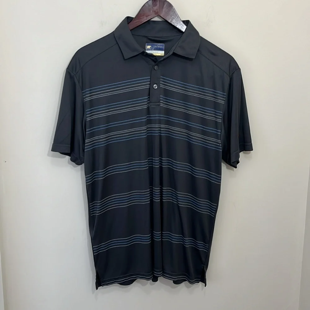 Jack Nicklaus Men’s Short Sleeve Polo Golf Shirt Size Medium - Picture 2 of 7